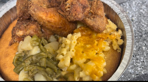3-piece Chicken Cornbread bowl