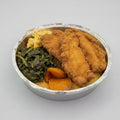 Catfish Filet Cornbread Bowl